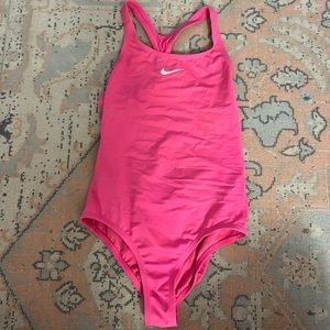 Pink Nike swimsuit